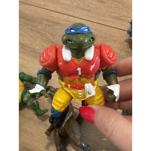Vintage Teenage Mutant Ninja Turtles Tmnt Action Figure Lot 80s 90s Playmates - Picture 3 of 16